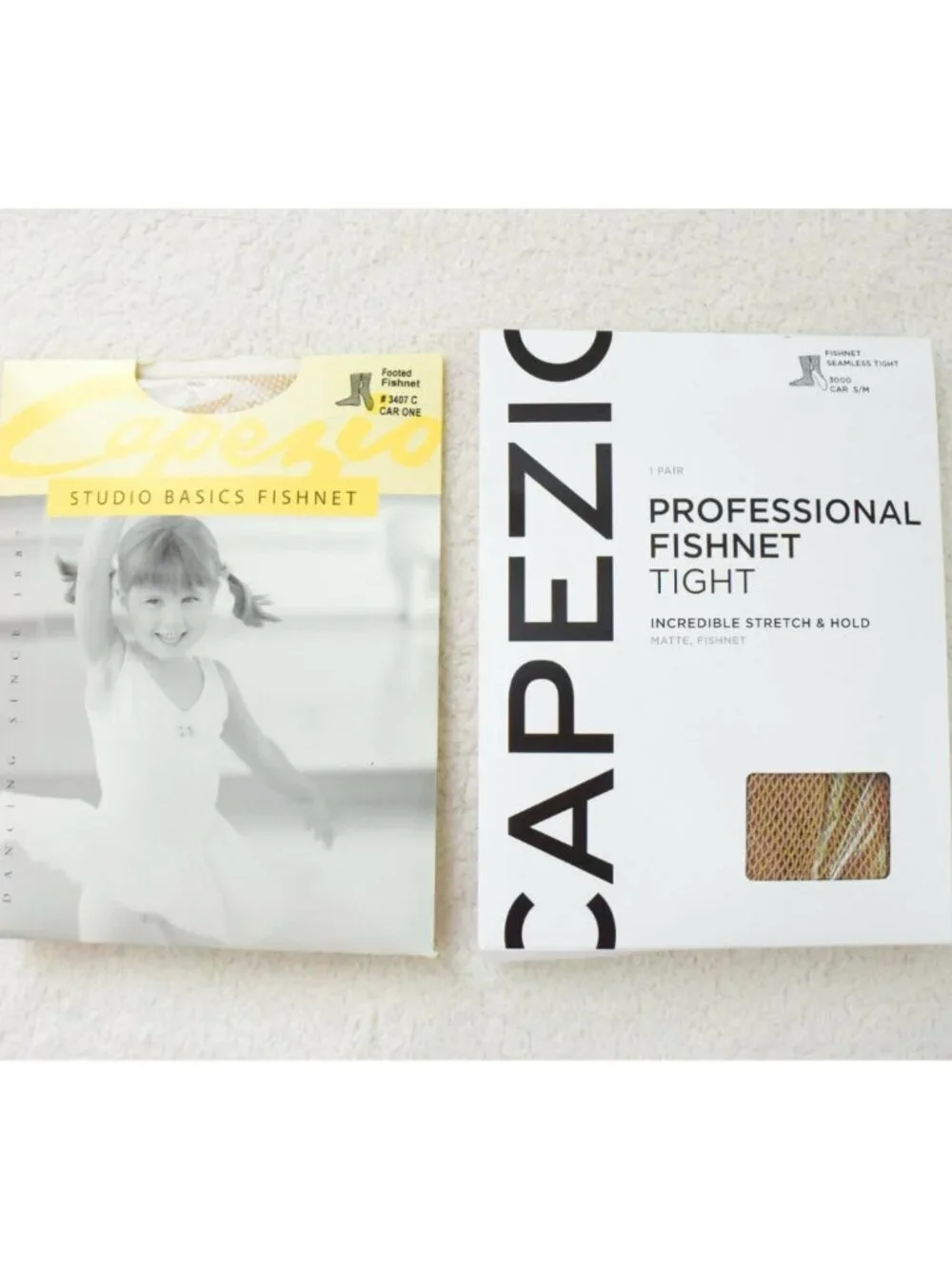 *Capezio* Classic Studio Basics Fishnets Caramel/Tan - S/M - NEW!